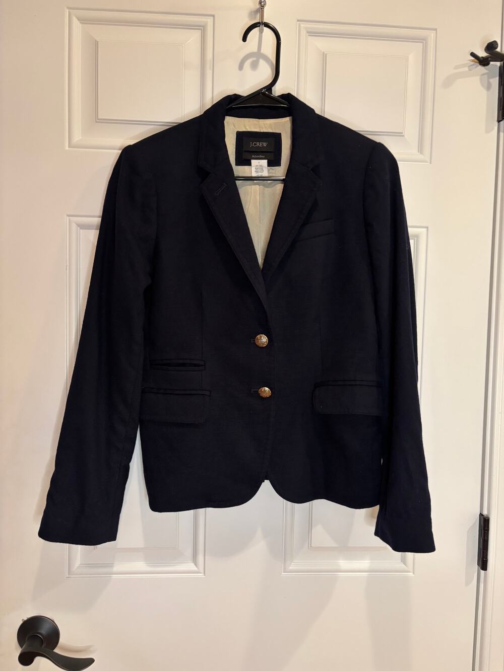 J.Crew Women’s Wool Schoolboy Blazer – Size 4